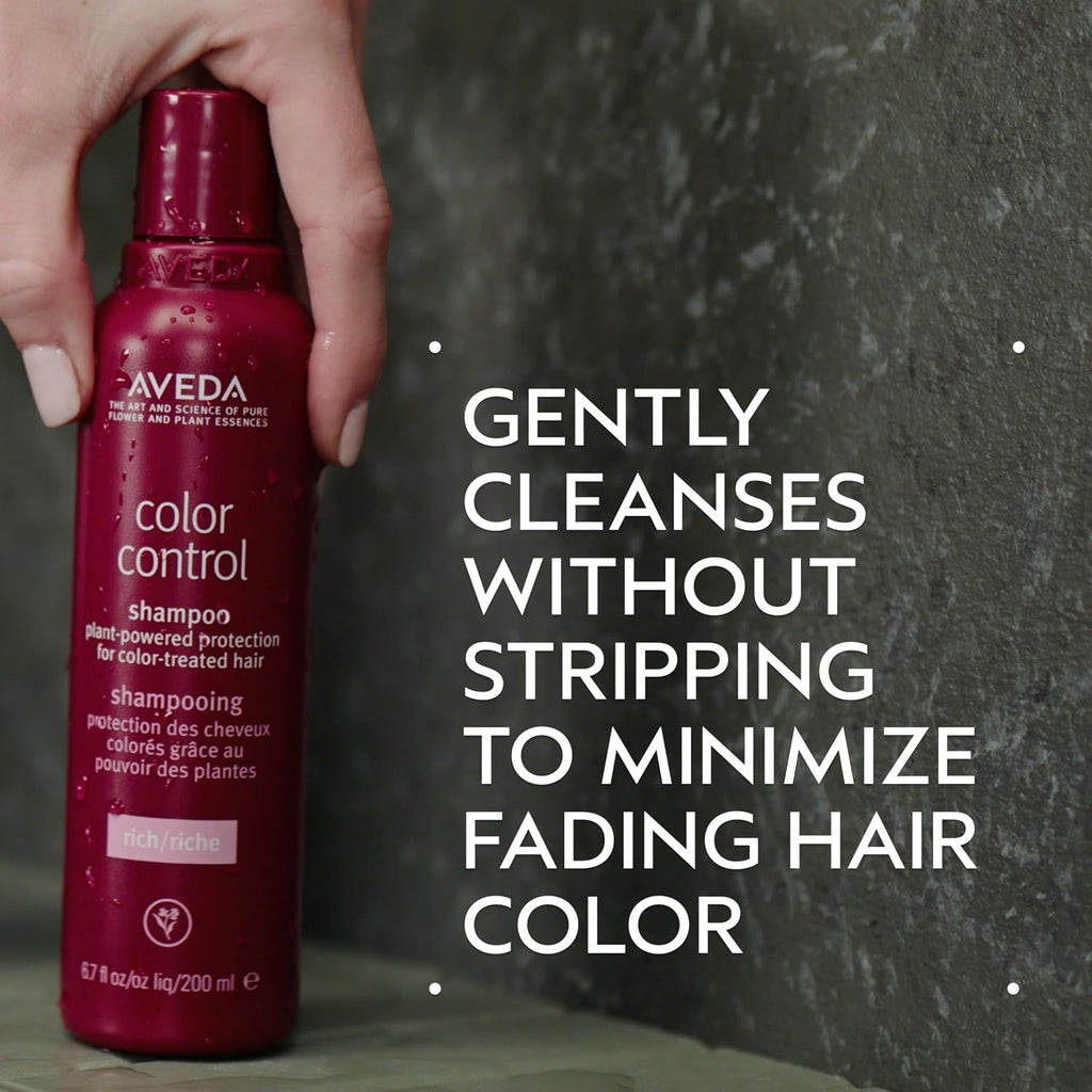 Aveda Color Control Rich Shampoo | Fights Fade, Adds Shine | For Medium to Thick Color-Treated Hair Types | Silicone Free | 98% Naturally Derived*