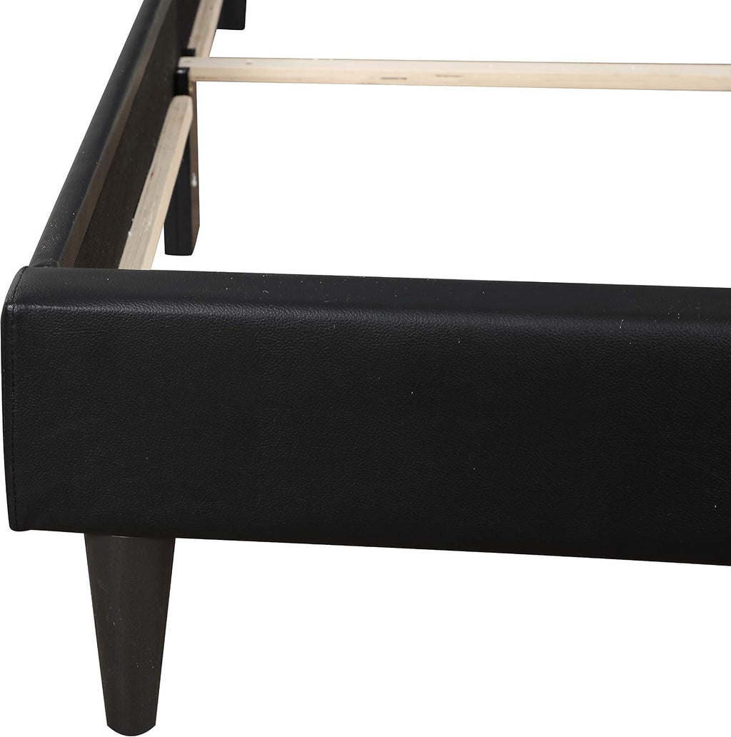 Glory Furniture Deb Upholstered Bed, Twin, Black