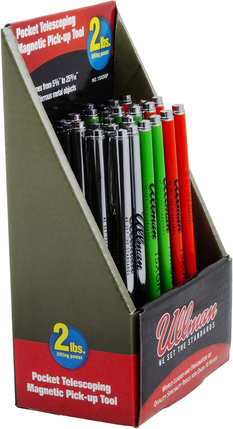 ULLMAN Devices Corp - MULTICOLOR POCKET MAGNETIC PICK UP TOOL DISPLAY