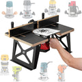 Woodpeckers StabilMaxRT+ Router Table System, USA Made Portable Benchtop Router Table, Instantly Switch From Hand-Held Routing & Table Routing - SMRT-P