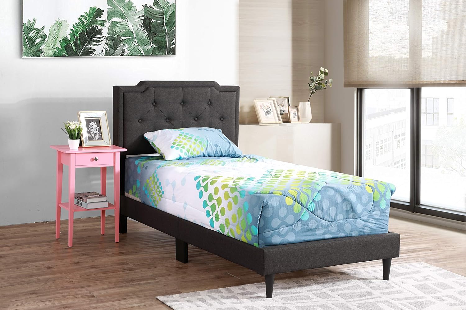 GOWE Stylish Black Twin Bed for Modern Spaces