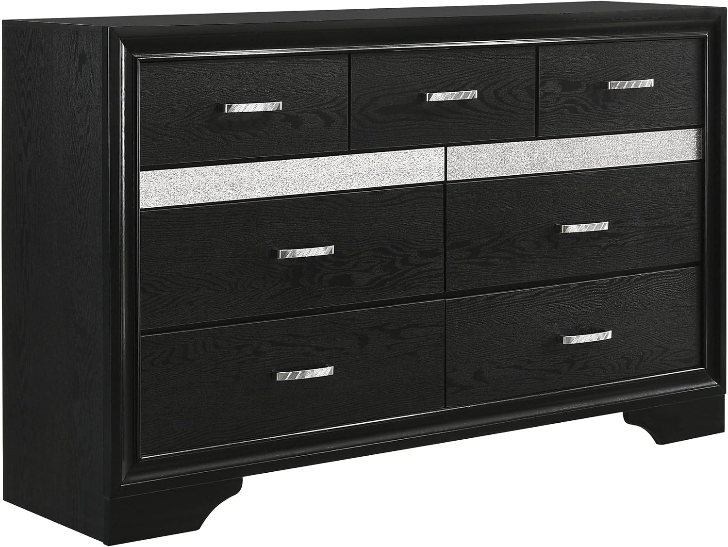 Black 4-piece Twin Bedroom Set