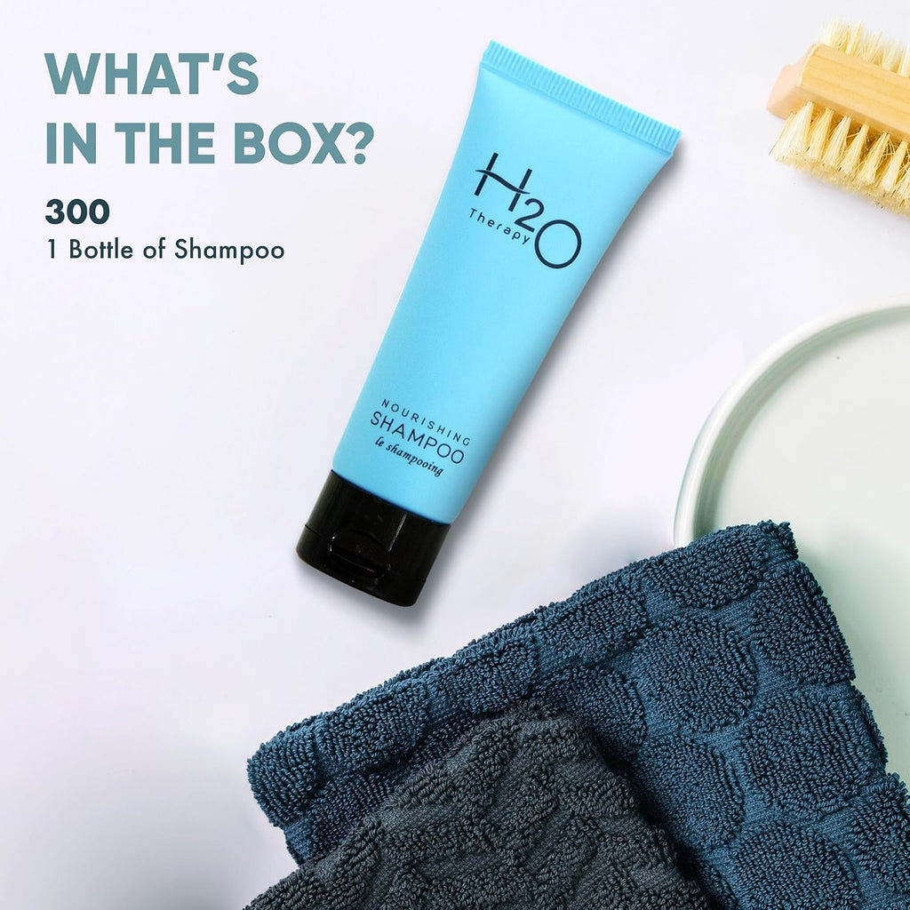 H2O Therapy Shampoo, Travel Size Hotel Hospitality, 1 oz (Case of 300)