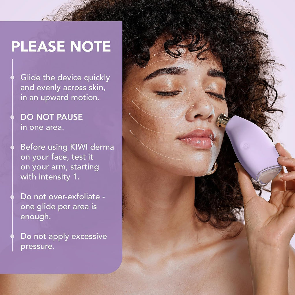 FOREO KIWI derma Microdermabrasion Machine Whitehead & Black Head Remover for Face - Skin Care Tools - Blackhead Extractor - No Pore Strips Suction - Vacuum Blackhead Remover