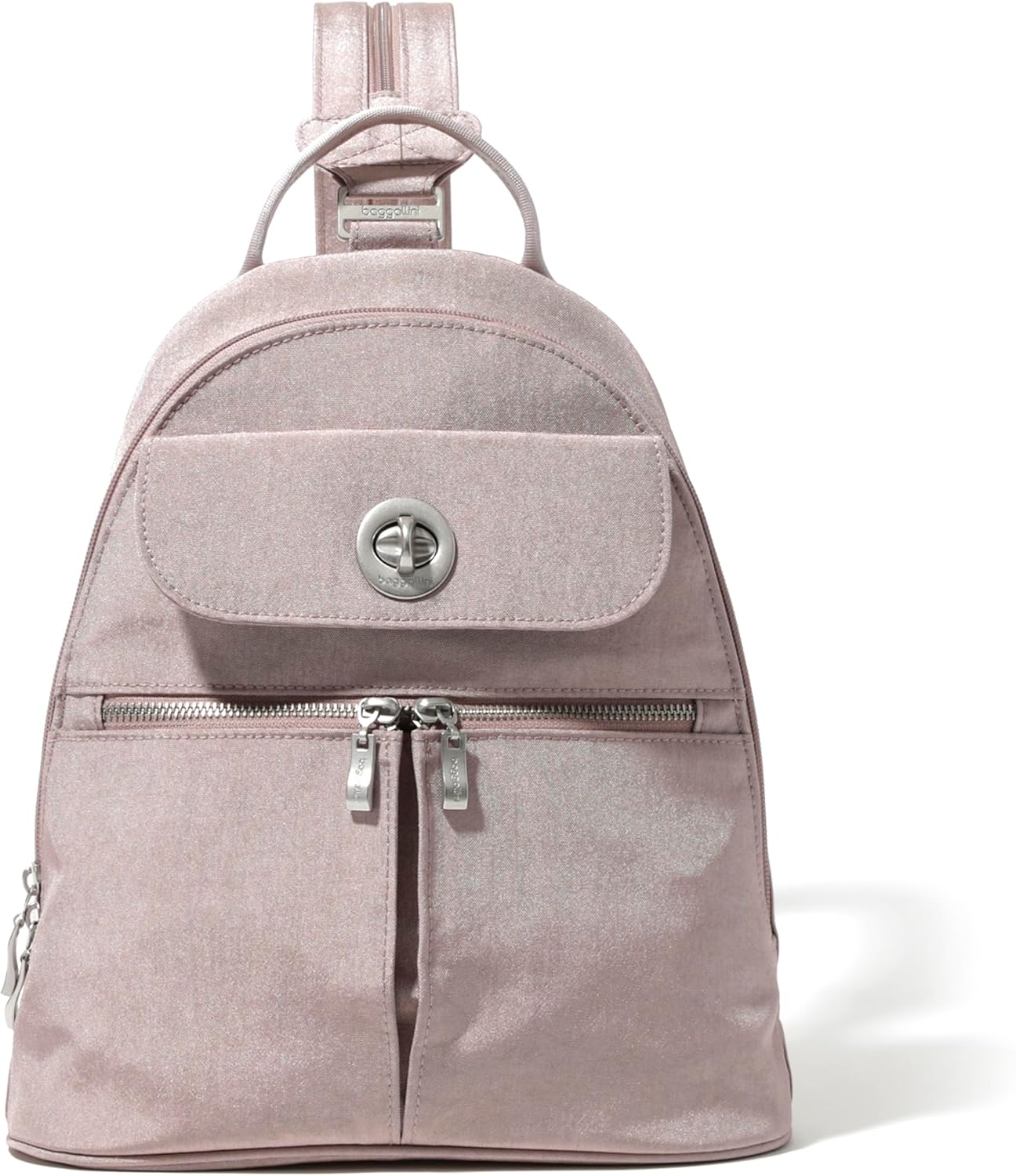 Baggallini Naples Convertible Backpack - Travel Sling Crossbody - 12' Nylon Handbag w/ RFID & Padded Tablet Sleeve