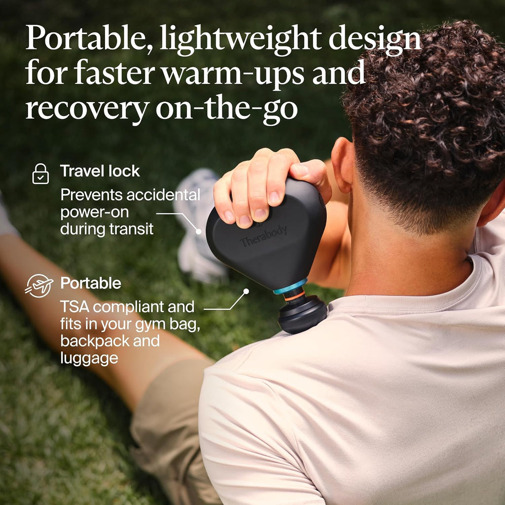 TheraGun Mini Plus Massage Gun by Therabody - Portable Massage Enhanced with Heat – Travel Essential for Faster Recovery On The Go
