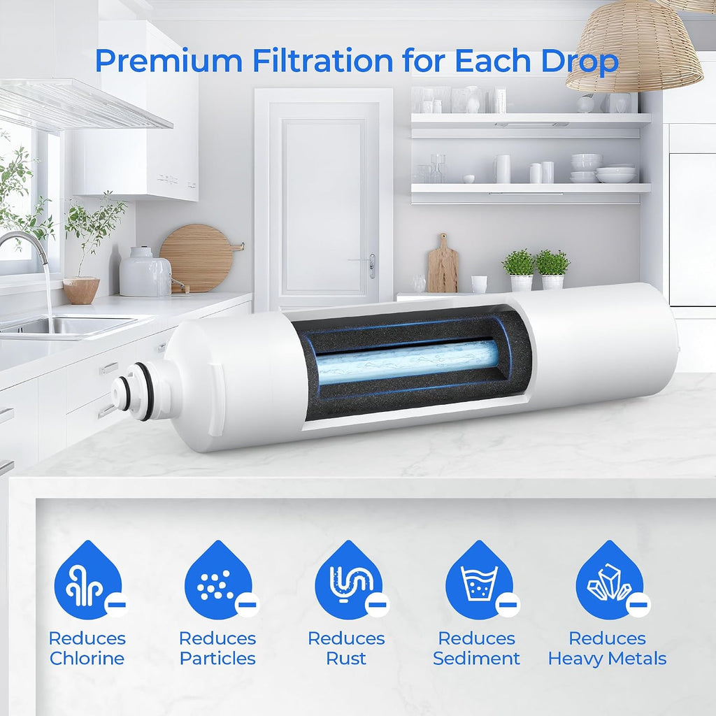 4HC-H Water Filter Replacement, Compatible with Hoshizaki H9655-11, Filtration System H9320-51, H9320-52, and H9320-53 (2 Pack)