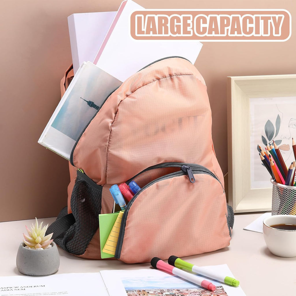 Eccliy 50 Pack Backpacks Bulk 17 Inches Back Pack Basic Backpack for Adult Lightweight Outdoor Travel Bookbags(5 Light Color)