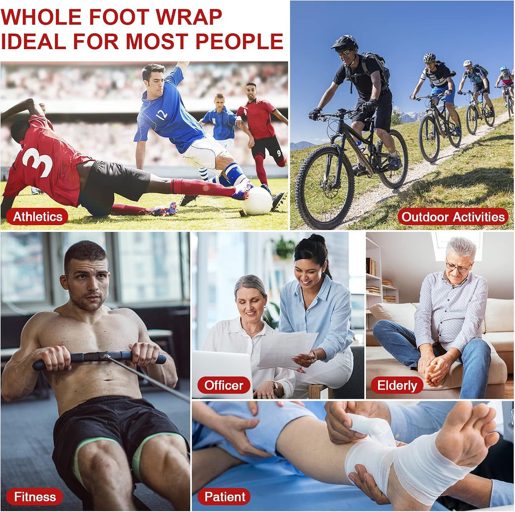 CAMECO Red & Infrared Light Therapy for Feet, 660nm & 850nm LED Red Light Therapy Shoe Device with Pulse Mode, Timer & Temperature Setting for Foot Feet Toes Instep Pain Relief (Single)