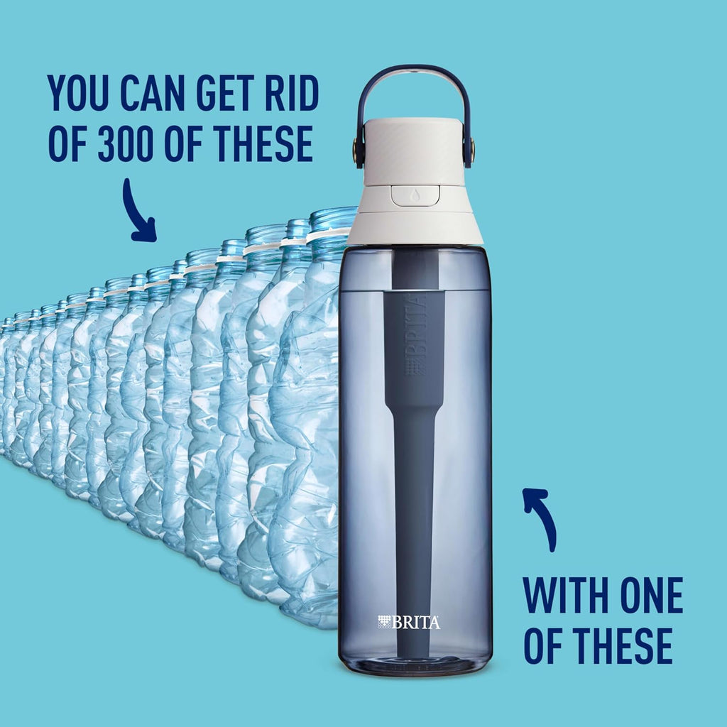 BRITA 36386 Premium Water Filter Bottles, 26oz, Night Sky (Pack of 6)