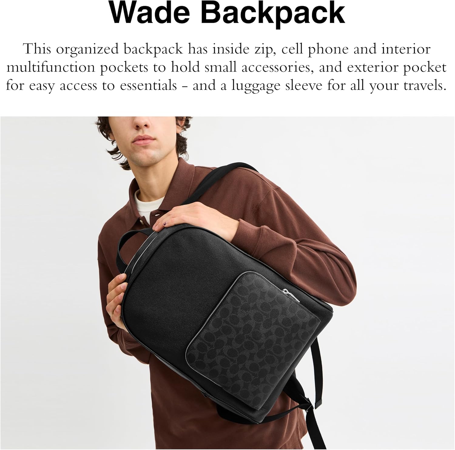 Coach Wade Backpack in Signature