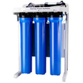 iSpring RCB3P Tankless Reverse Osmosis Filtration System, 300 GPD Under Sink RO System, Reduces TDS, 1.5:1 Pure to Drain, Booster Pump & Pressure Gauge for Residential & Light Commercial Use