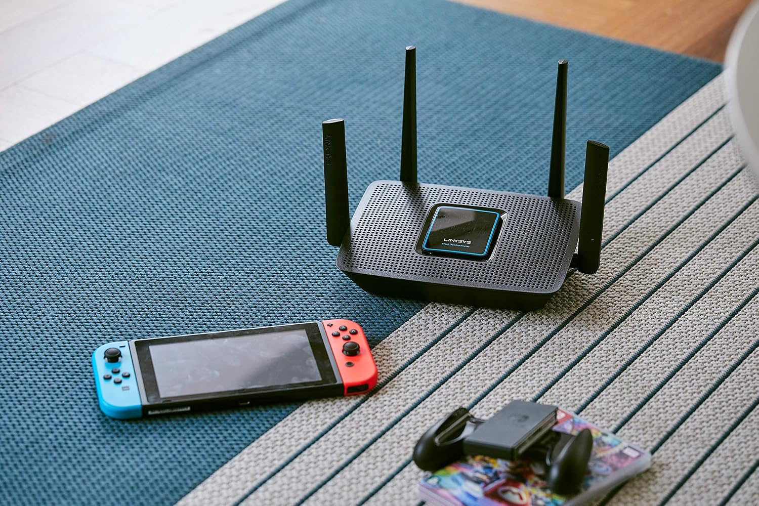 Linksys Mesh Wifi 5 Router, Tri-Band, 3,000 Sq. ft Coverage, 25+ Devices, Supports Guest WiFi, Parent Control, 3.0Gbps (AC3000) - MR9000.