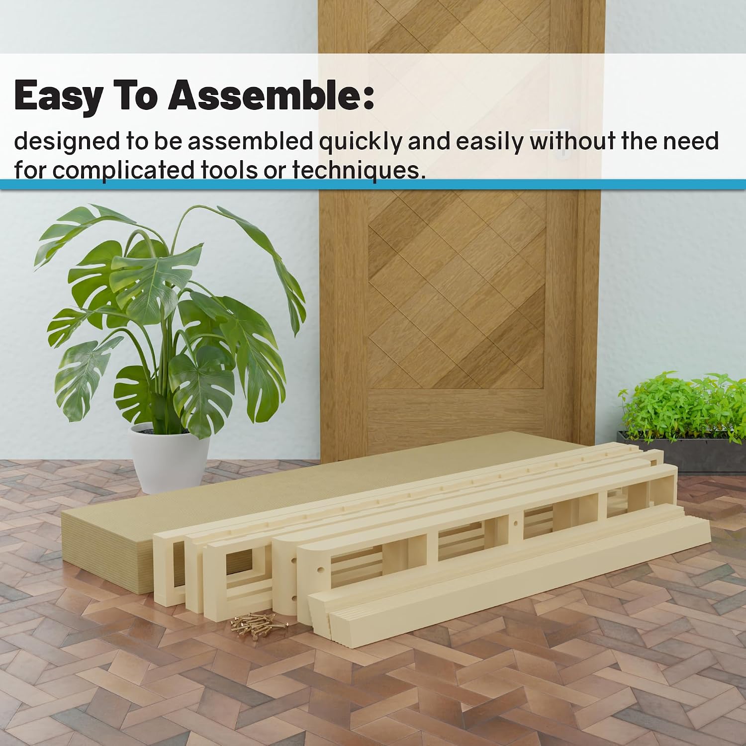 Greaton, 8-Inch Sturdy Box Spring for Mattress Support-Durable and Easy to Assemble Natural Wood Foundation for Twin, White
