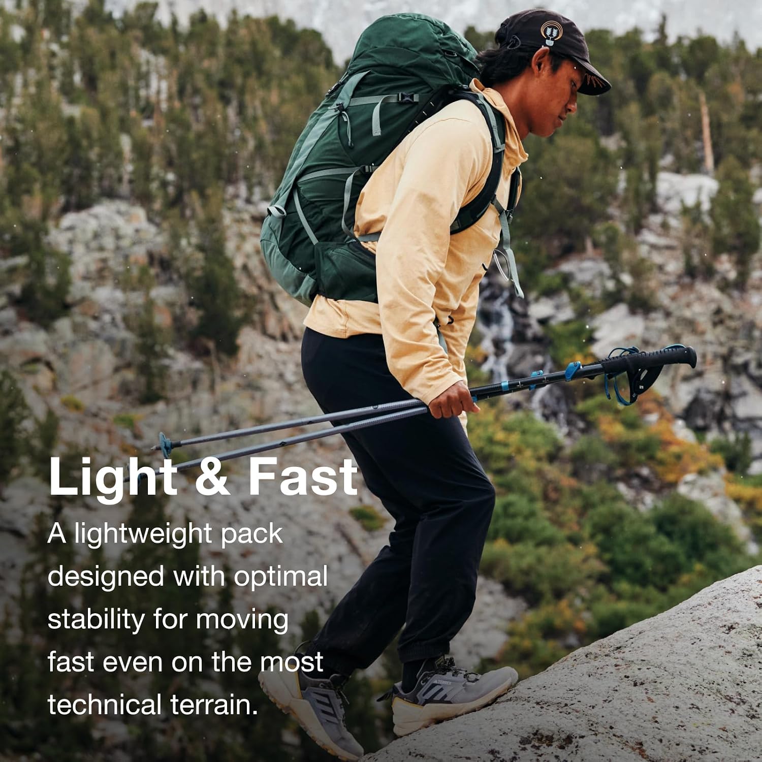 Osprey Talon 33L Men's Lightweight Hiking Backpack - Daypack for Travel & Camping, Phantom Grey/Dark Charcoal