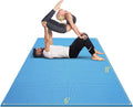 GXMMAT Large Yoga Mat 12'x6'/10'x6'/6'x8'(7mm), Extra Thick Workout Mats for Home Gym Flooring, Ultra Comfortable Non-Slip Quick Resilient Barefoot Wide Exercise Mat for Pilates, Stretching,Meditation