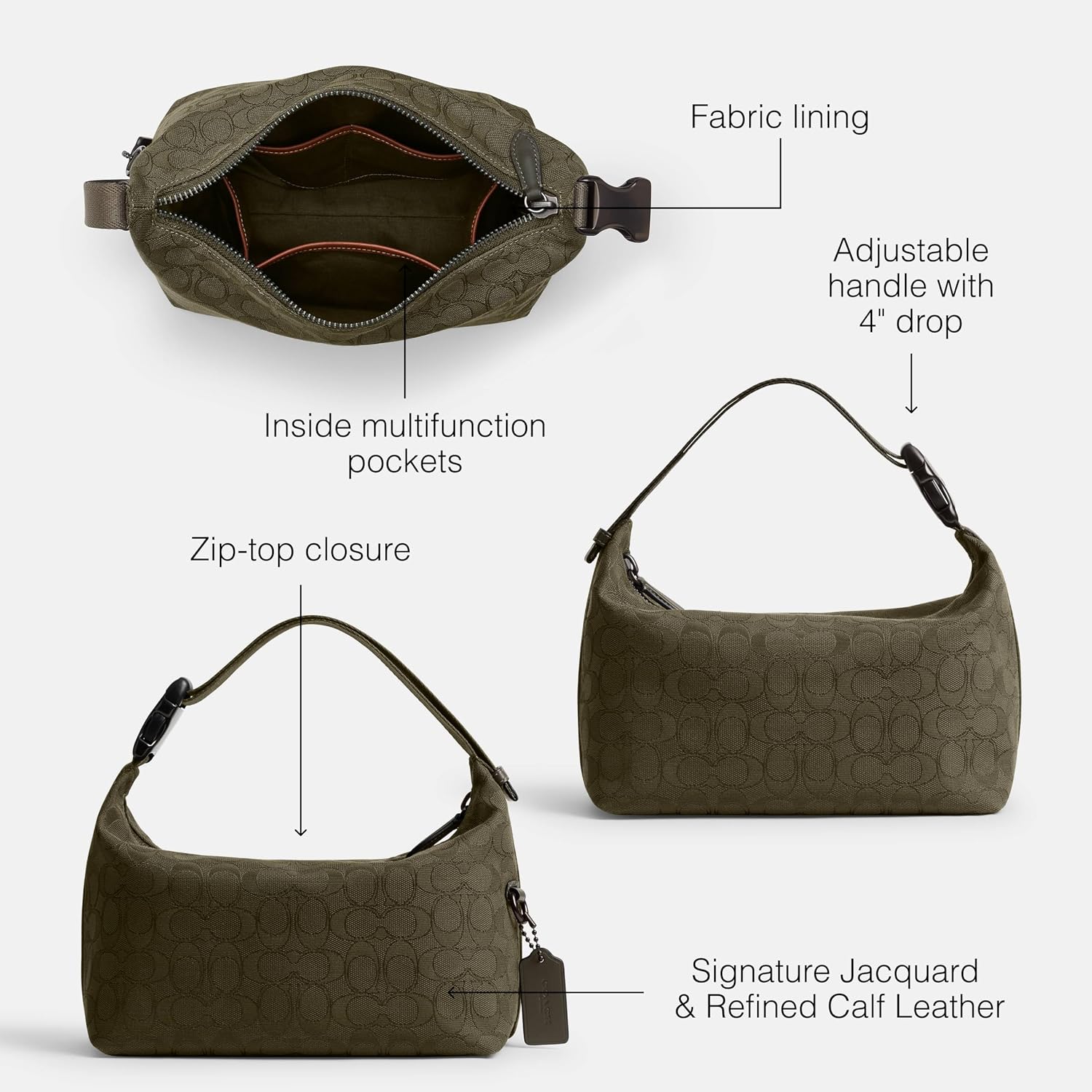 Coach Men's Travel Kit with Speed Clip