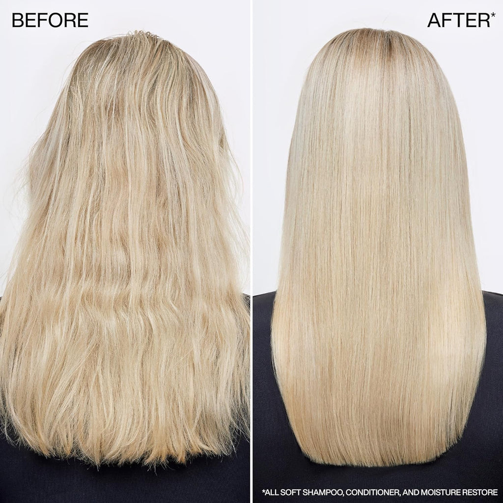 Redken All Soft Conditioner - Moisturizes & Hydrates Dry, Brittle Hair, Softens, Smooths & Adds Hair Shine, Conditioner & Detangler