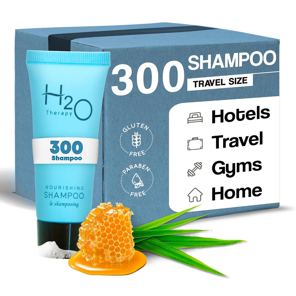 H2O Therapy Shampoo, Travel Size Hotel Hospitality, 1 oz (Case of 300)