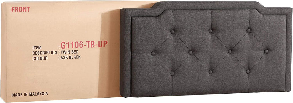 GOWE Stylish Black Twin Bed for Modern Spaces