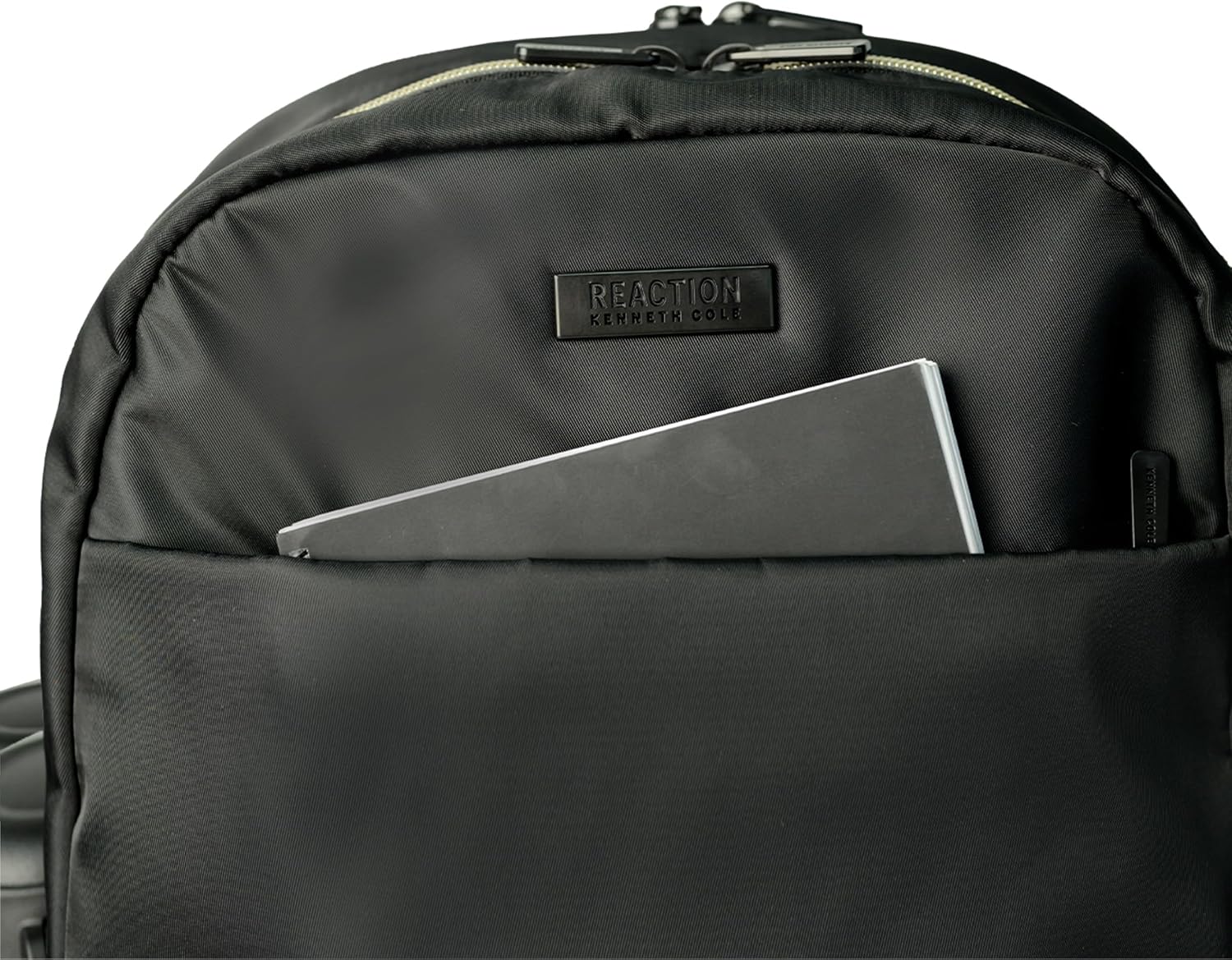 Kenneth Cole REACTION Sophie Women's Silky Nylon 15' Laptop & Tablet Anti-Theft RFID Travel Backpack Bag, Black With 20' Carry-On
