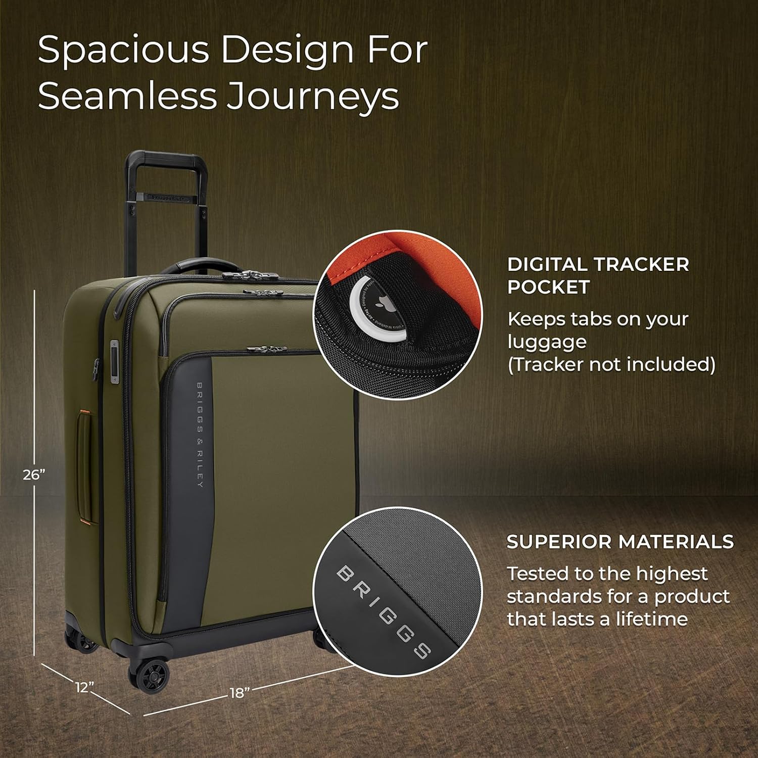 Briggs & Riley ZDX Medium Expandable Spinner