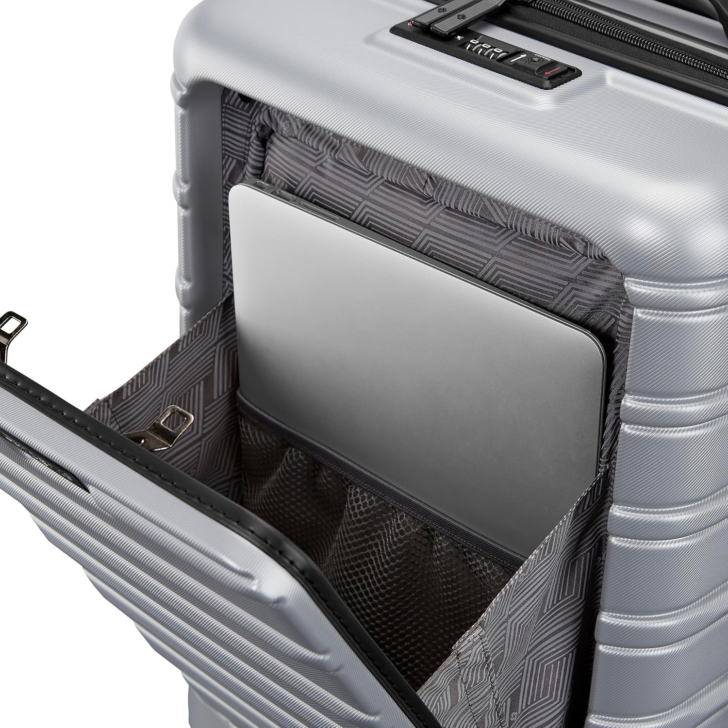 Samsonite Omni 2 Pro Hardside Expandable Luggage with Spinner Wheels, PRO 2PC SET (CO/M), Arctic Silver