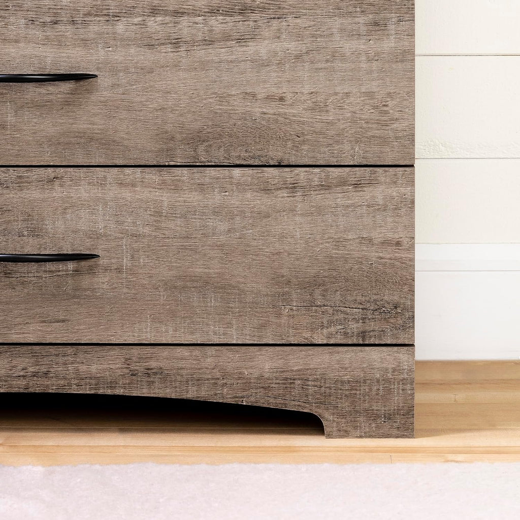 South Shore Step One 5-Drawer Chest Dresser Weathered Oak