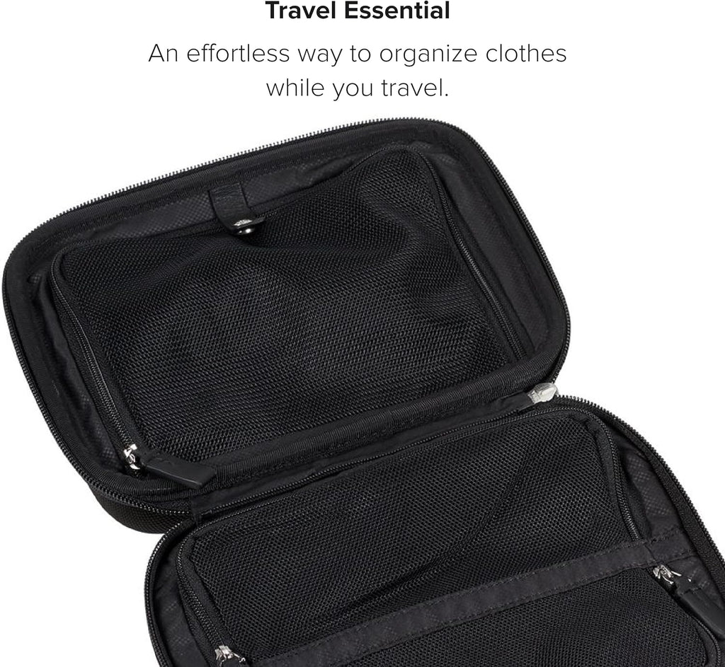TUMI - Travel Accessory Pouch - Men's and Women's Case Organizer for Cords, Electronics, Cosmetics - Large, Black