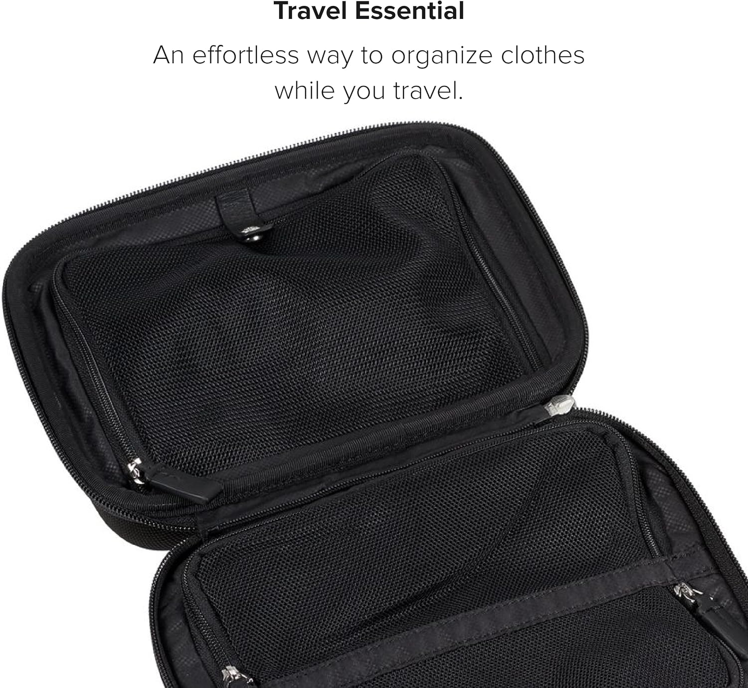 TUMI - Travel Accessory Pouch - Men's and Women's Case Organizer for Cords, Electronics, Cosmetics - Large, Black