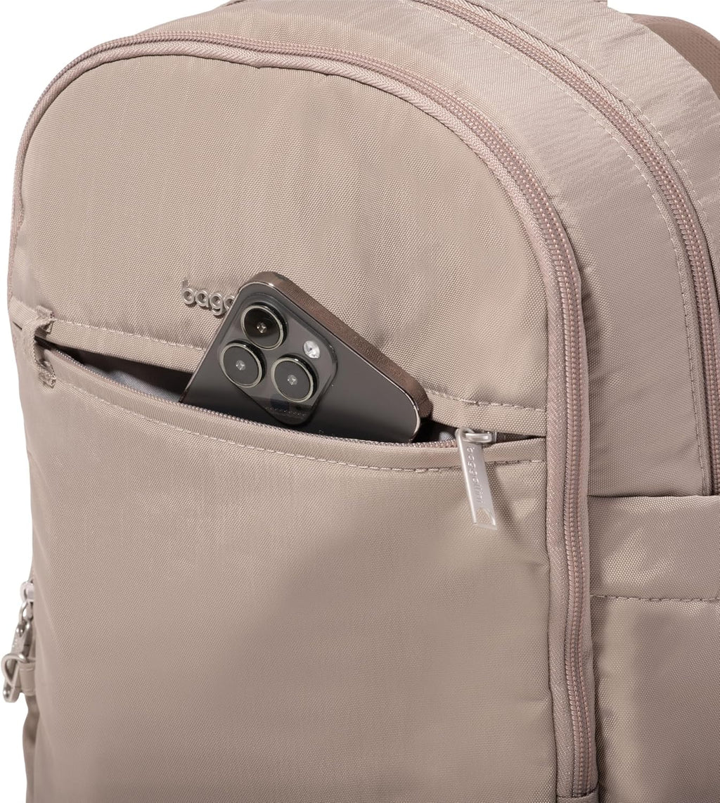 Securtex Anti-Theft Getaway Backpack - 9.4'x13'x5' Travel Safe Bag w/Locking Zippers, Slash-Resistant, RFID