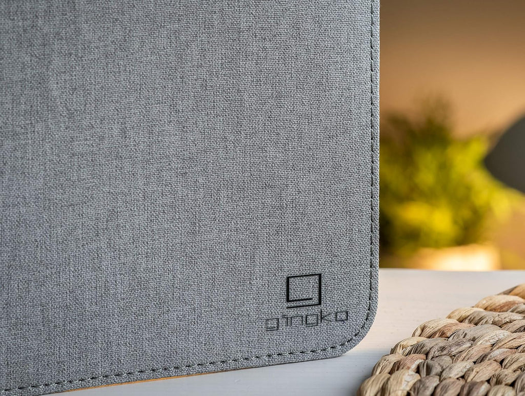 Gingko Smart Booklight- Linen Urban Grey