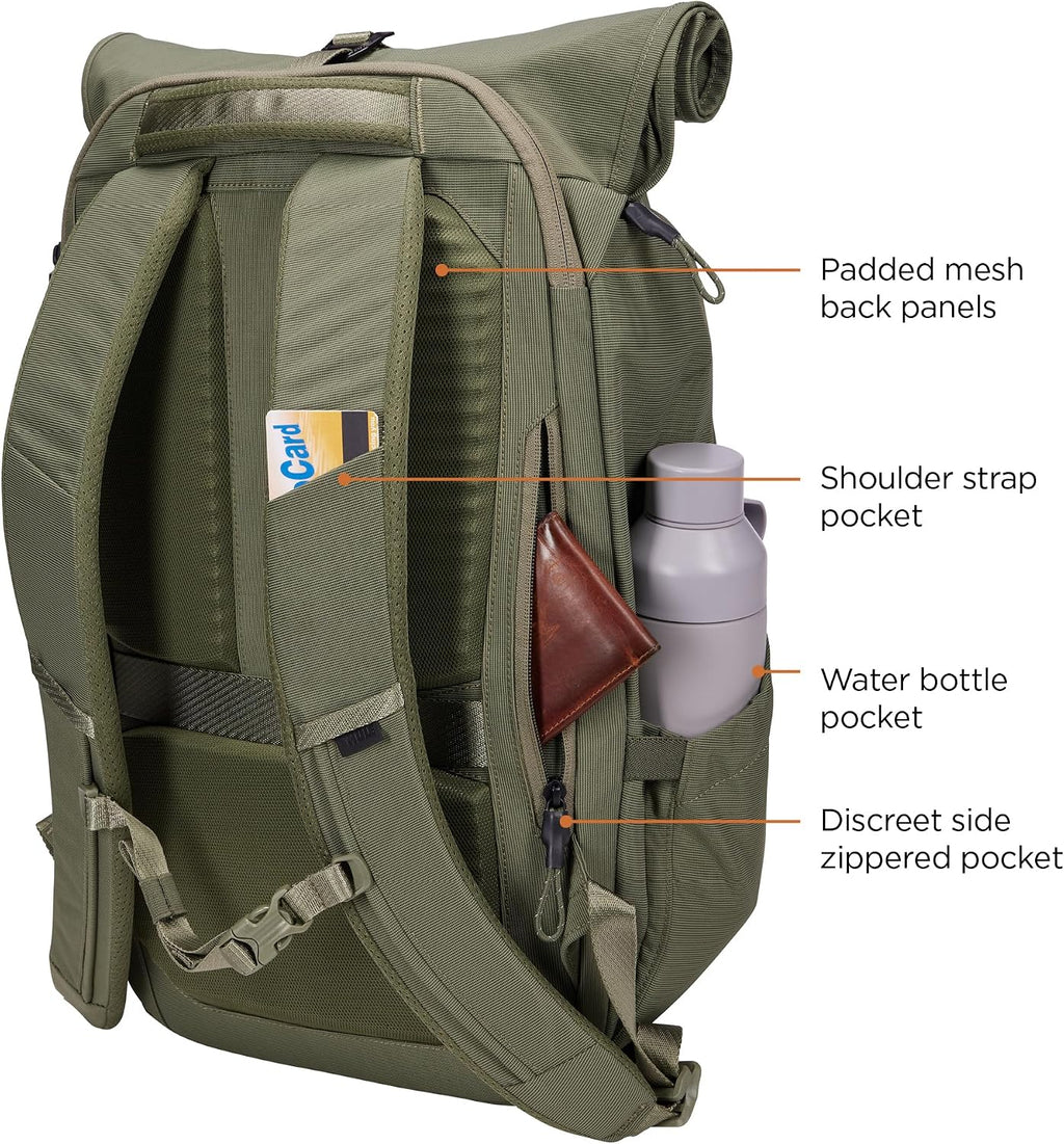 Thule Paramount 24L Backpack - Commuter Backpack with Padded Laptop Sleeve - Fits 16' laptops and 12' Tablets - Thoughtful Layout and Organization