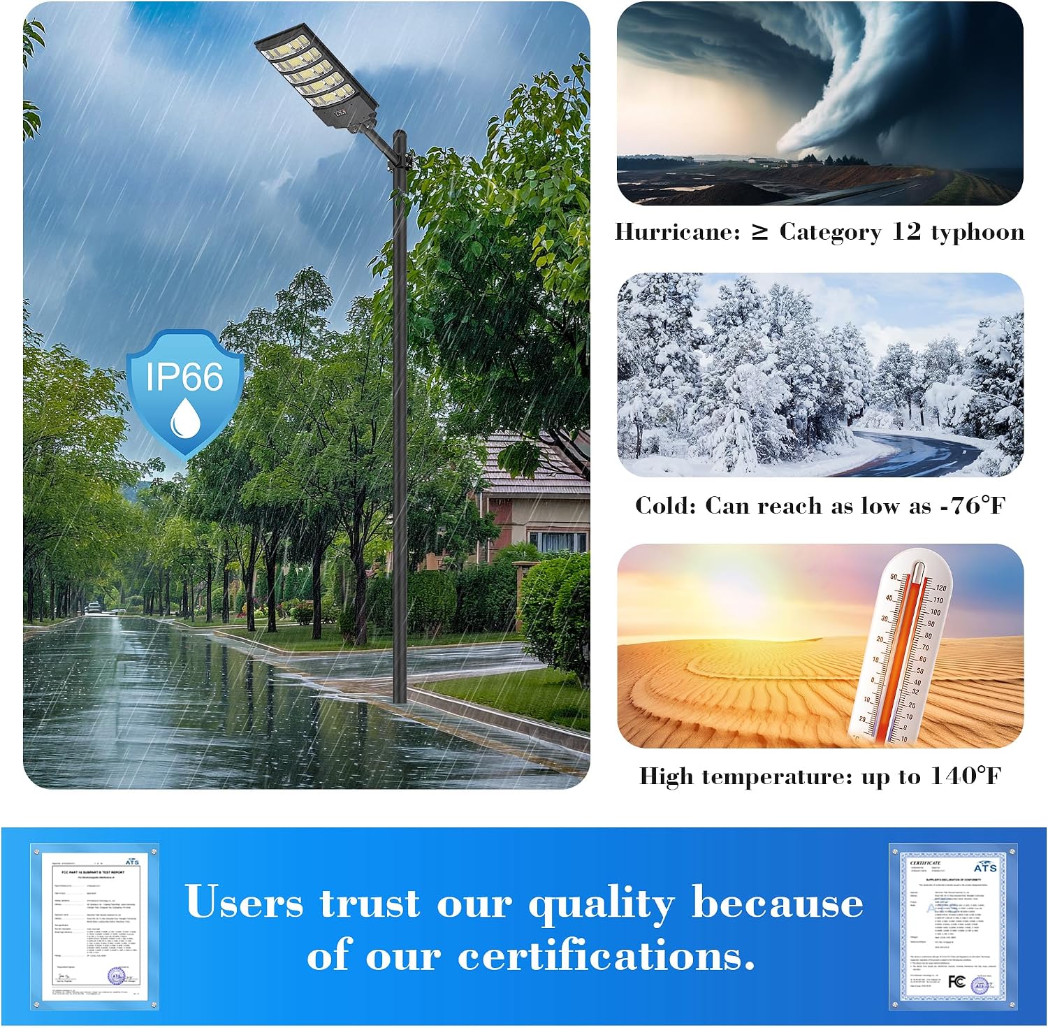 OKPRO 10000W Solar Street Lights Outdoor, Super Bright Solar Lights Outdoor Waterproof with Motion Sensor, IP66 Solar Flood Security Lights with Remote Control for Yard, Driveway, Parking Lot (2 PACK)