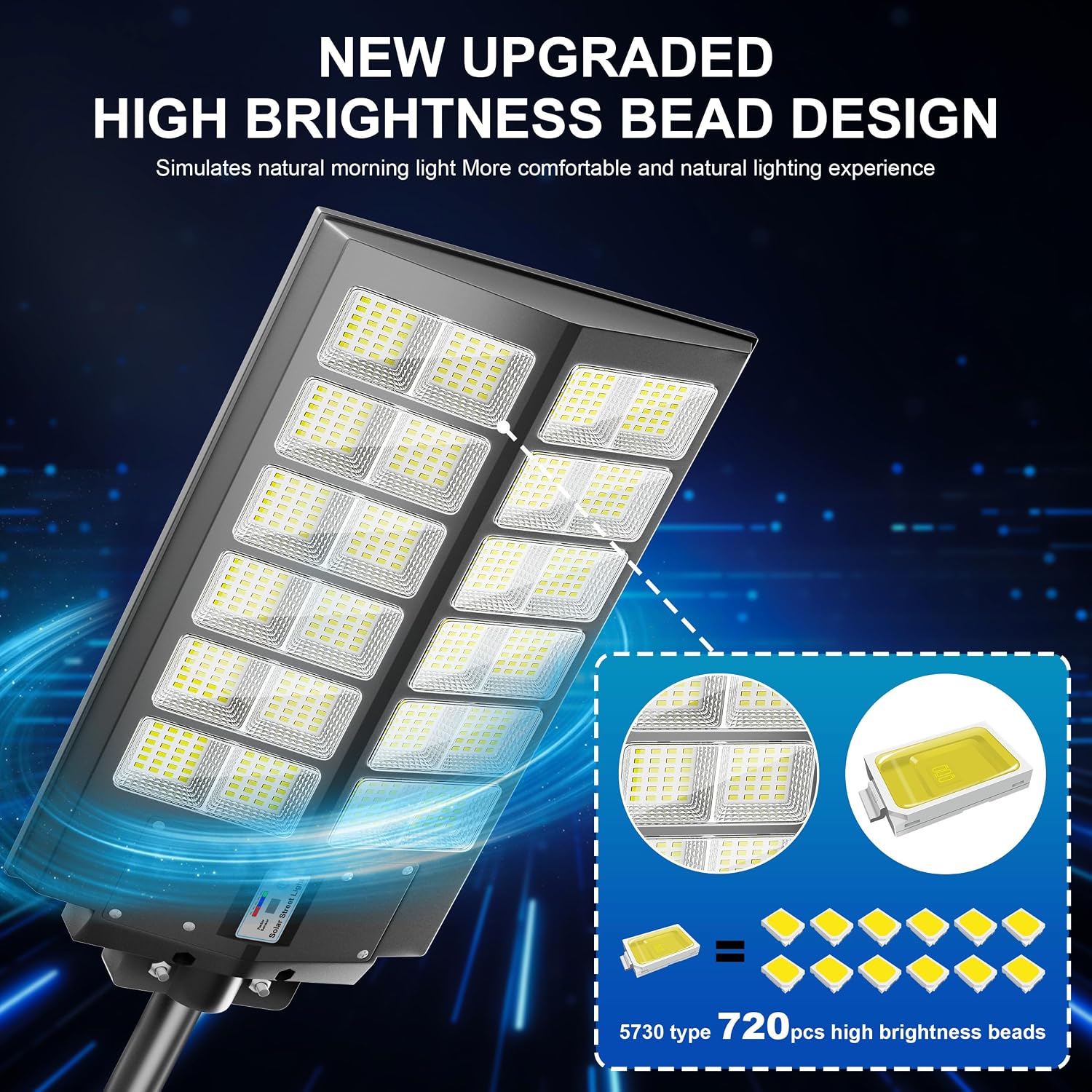Solar Street Lights Outdoor Waterproof Dusk to Dawn, Large 9000W Outdoor Floodlight LED Motion Sensor, 7000K Wide Angle Parking Lot Flood Lamp Remote Control for Yard Garden