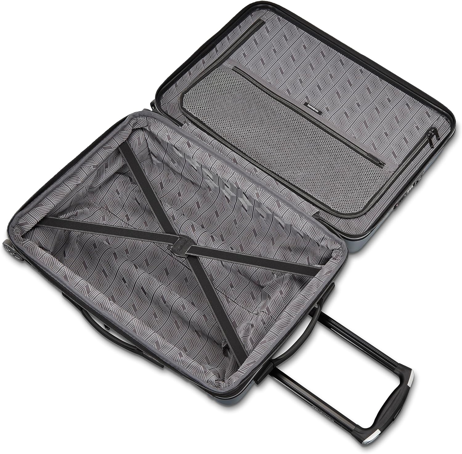 Samsonite Omni 2 Pro Hardside Expandable Luggage with Spinner Wheels, PRO 2PC SET (CO/M), Arctic Silver