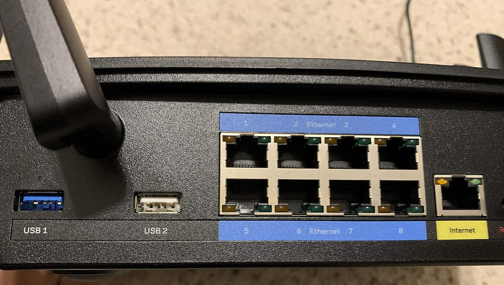 Linksys WiFi 5 Router, Tri-Band, 3,000 Sq. ft Coverage, 25+ Devices, Speeds up to (AC5400) 5.4Gbps - EA9500