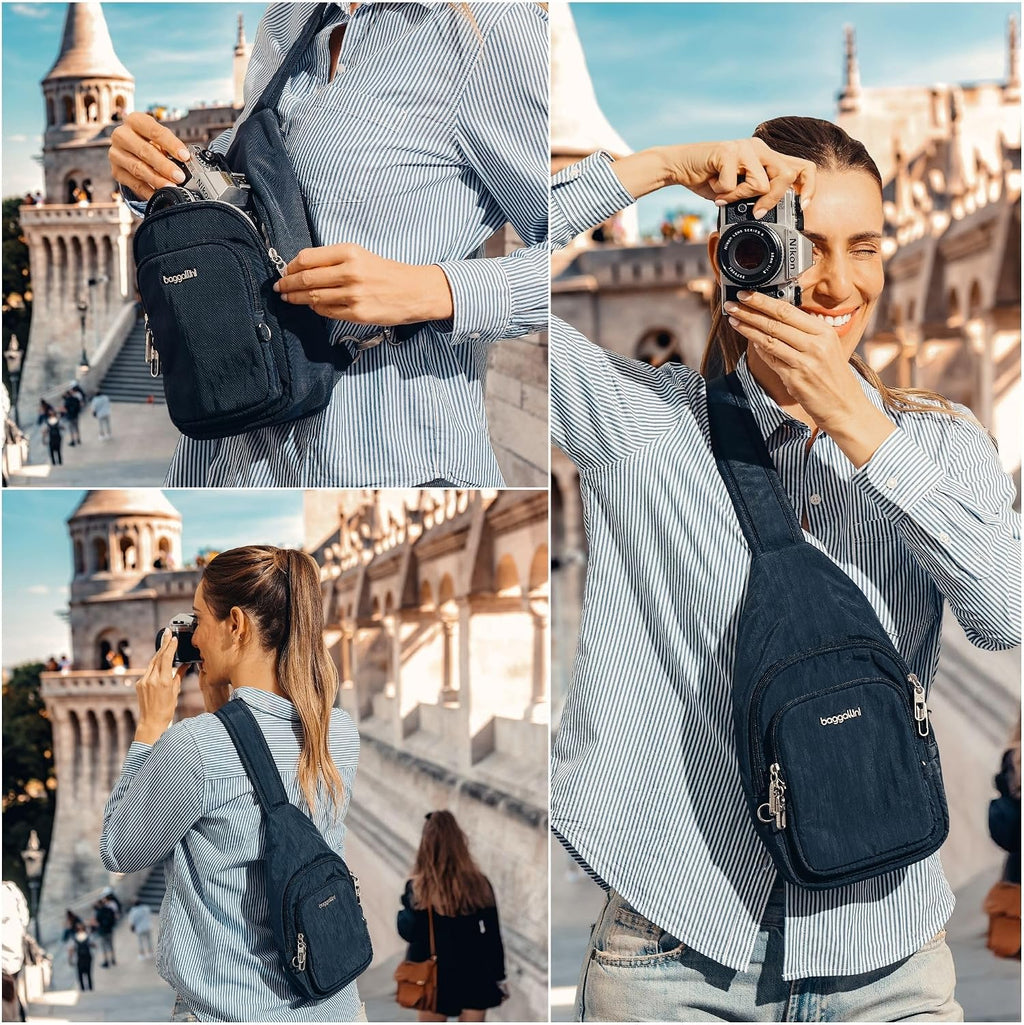 Baggallini Securtex Anti-Theft Daytripper Sling