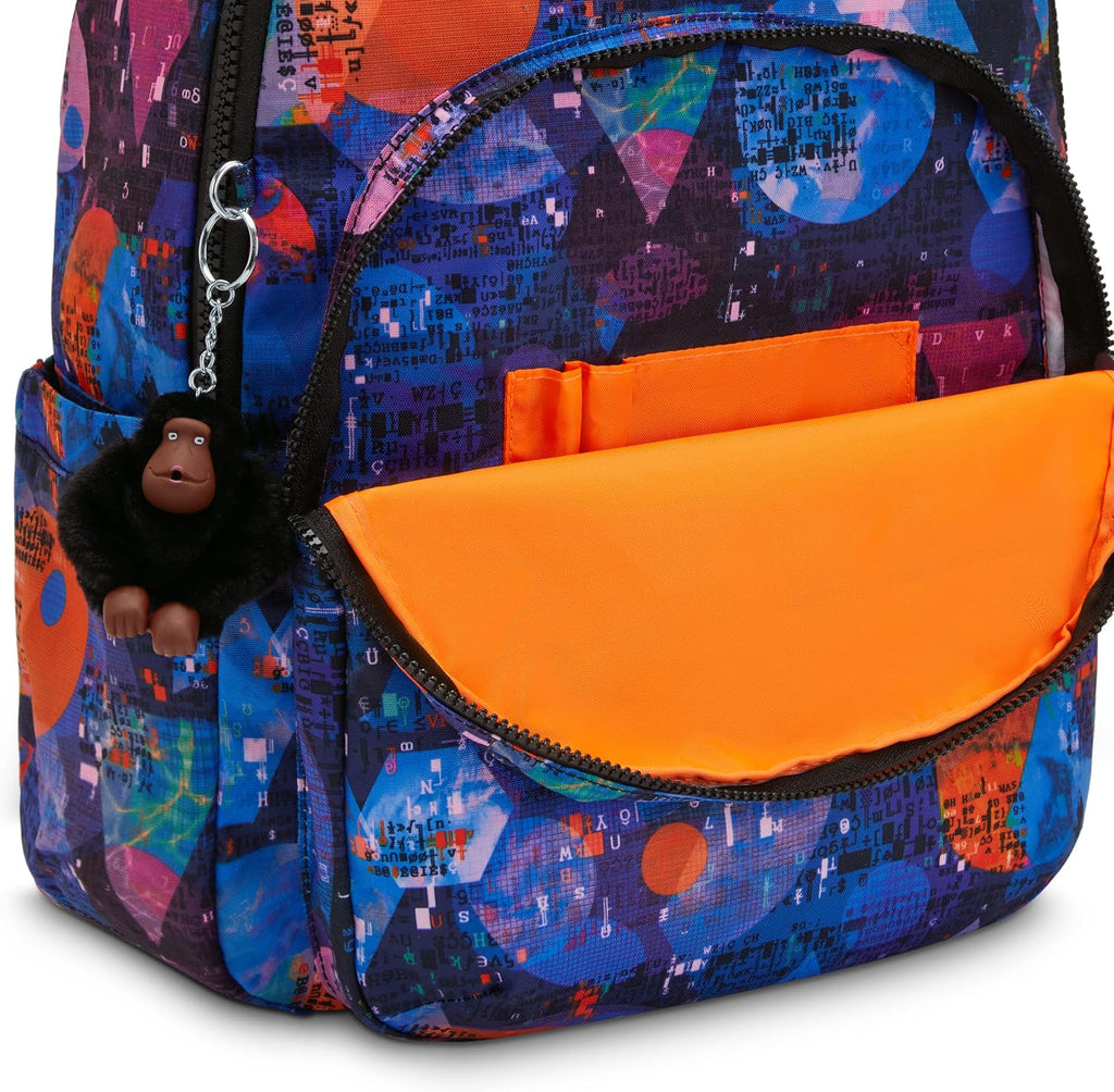 Kipling Women's Seoul 15' Laptop Backpack, Durable, Roomy with Padded Shoulder Straps, Built-In Protective Sleeve