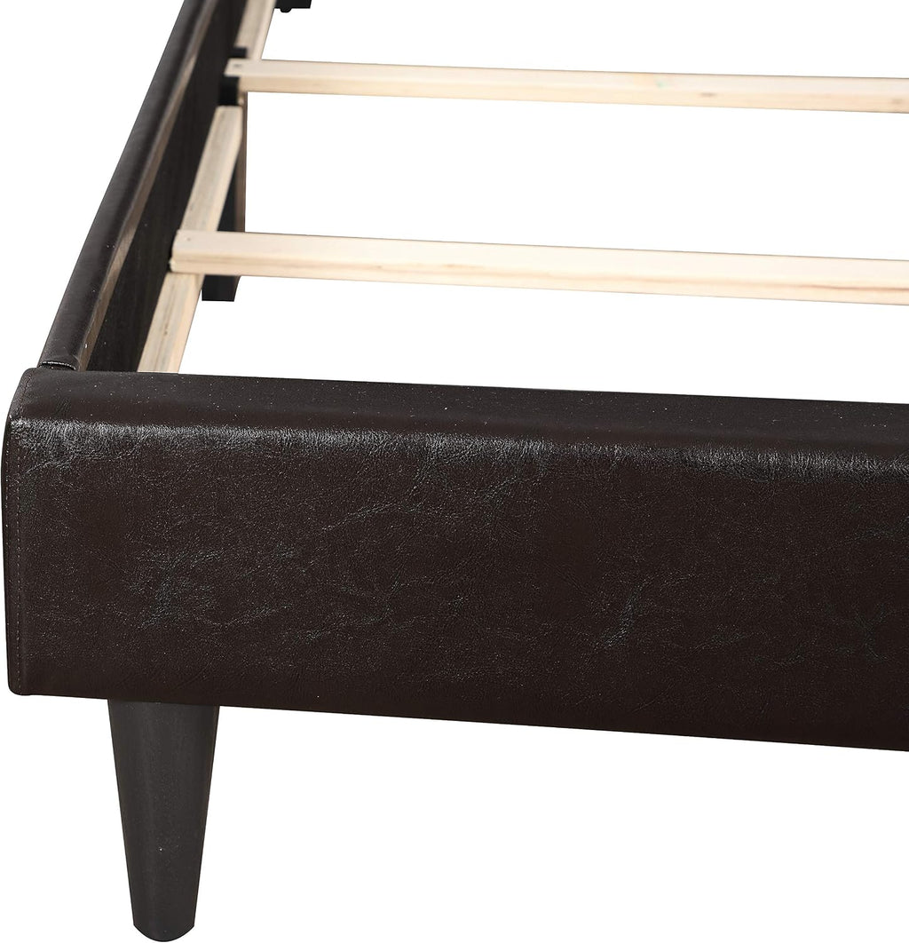 Glory Furniture Deb Upholstered Bed, Twin, Cappuccino