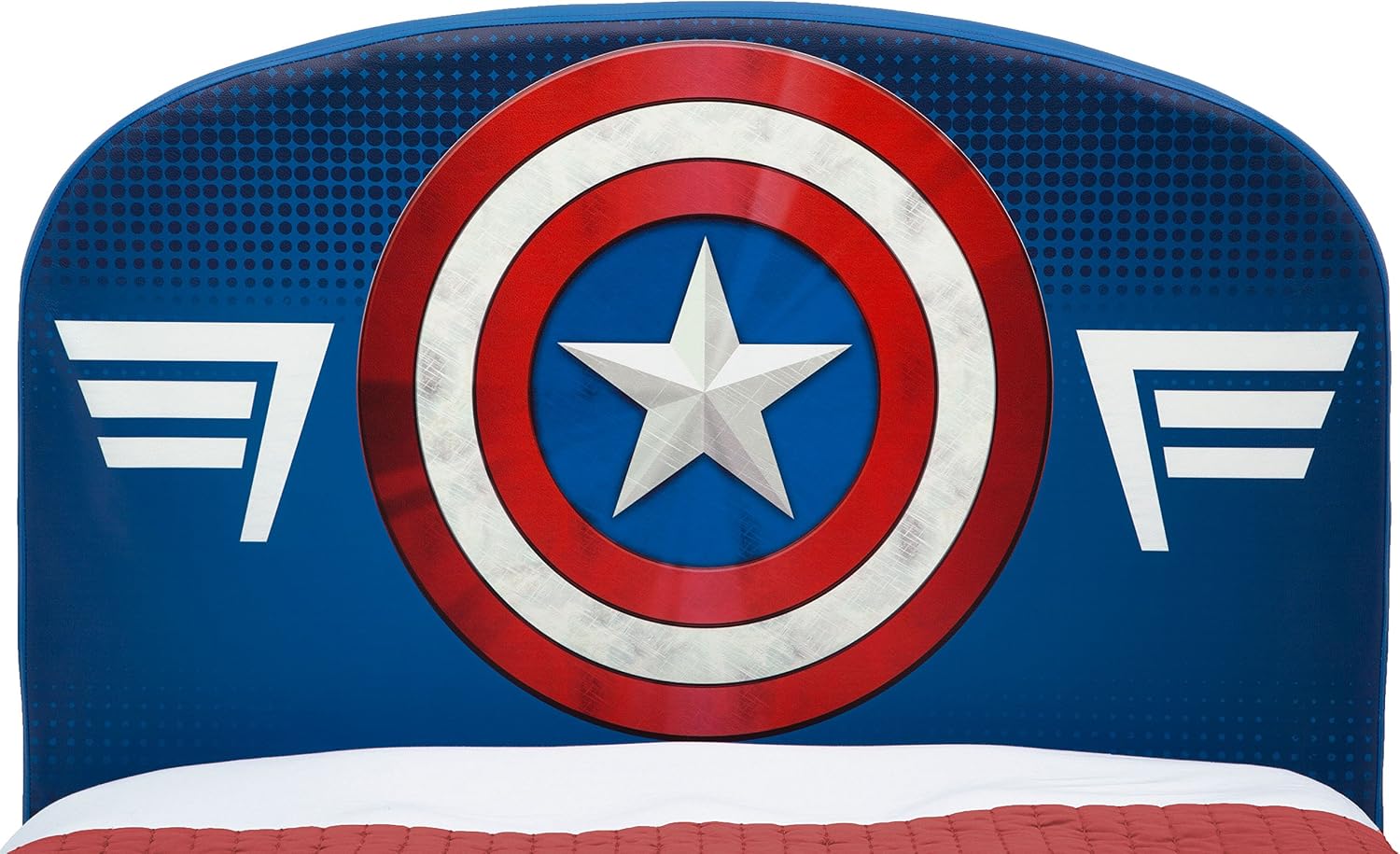Delta Children Upholstered Twin Bed, Marvel Avengers