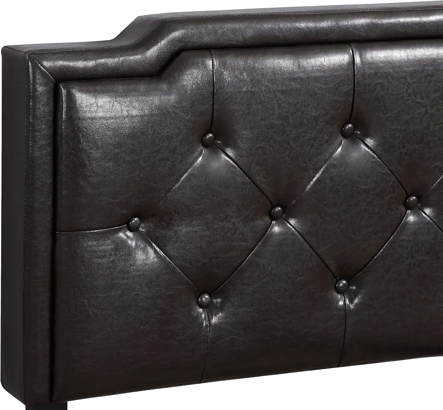 Glory Furniture Deb Upholstered Bed, Twin, Cappuccino