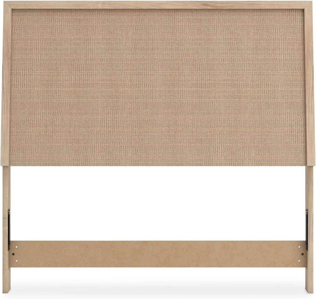 Signature Design by Ashley Cielden Contemporary Panel Headboard, Full, Beige