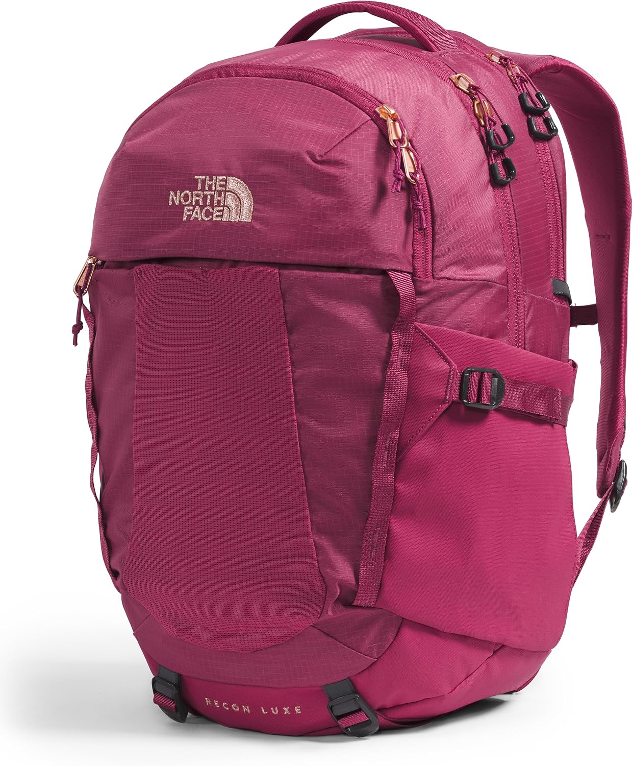 The North Face Women's Recon Luxe, OS, Cyber Berry/Burnt Coral Metallic