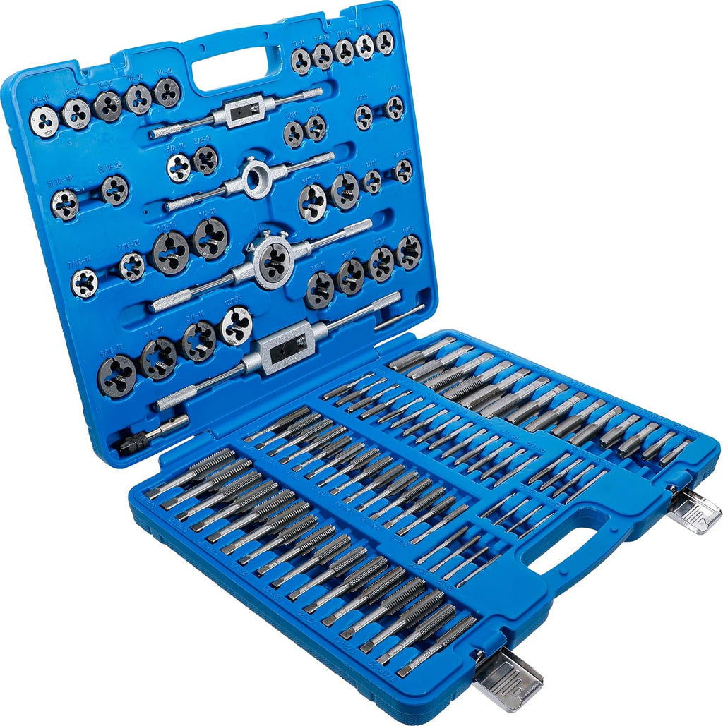 BGS 900 Inch/Metric Tap/Die Set, Silver/Blue