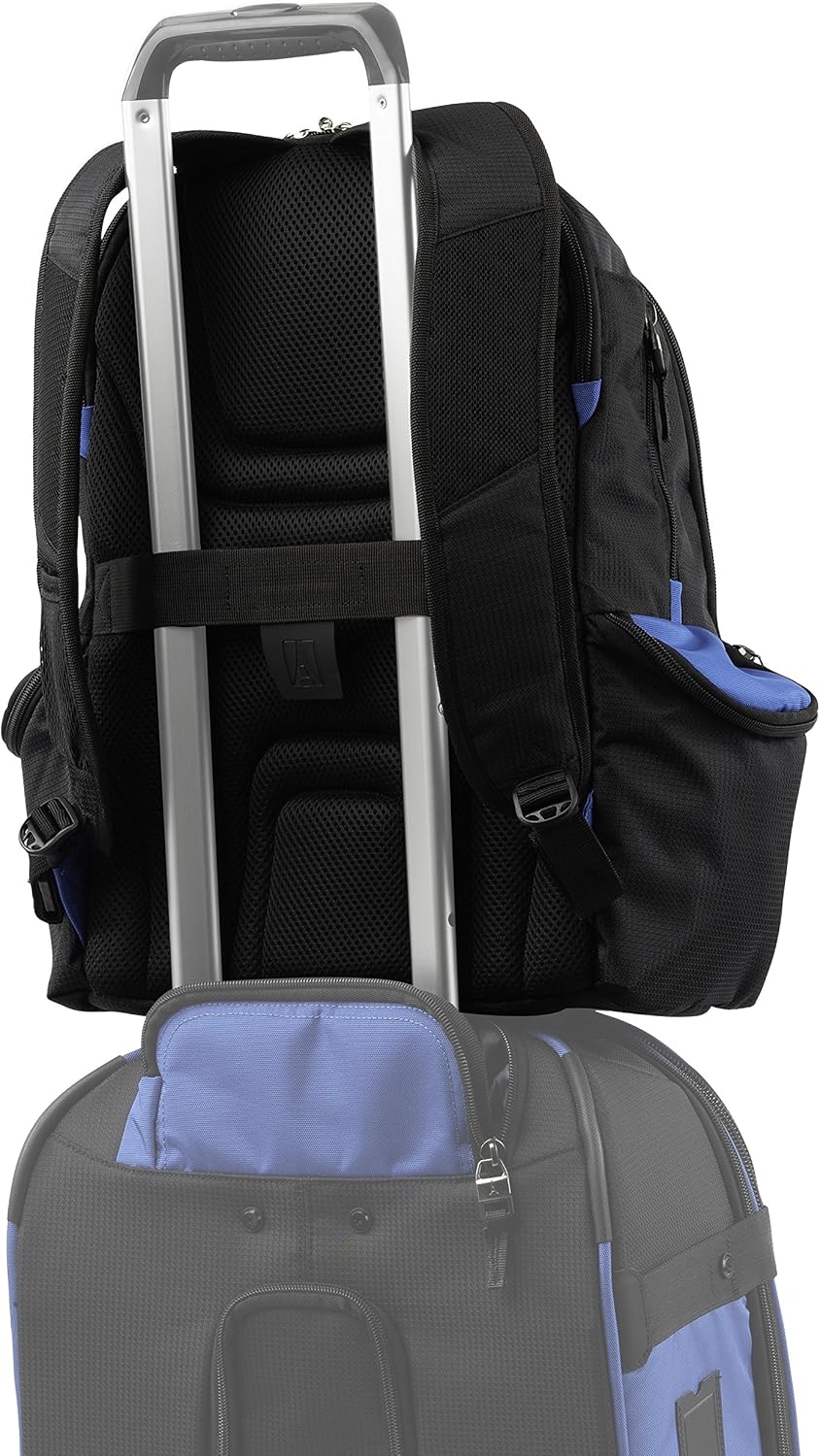 Travelpro Bold Lightweight Rugged Backpack, Fits up to 15.6 inch laptop and tablet sleeve, Blue/Black