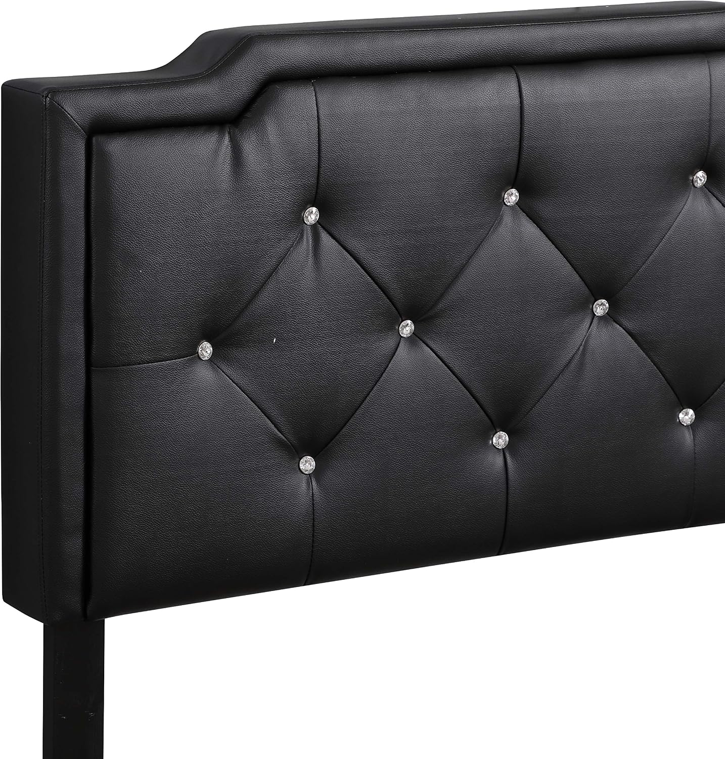Glory Furniture Deb Upholstered Bed, Twin, Black