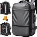 IKYWT Vacuum Seal Backpack Travel with Ultra-Power Pump, 80L Expandable Travel Backpack with Vacuum System w/TSA Lock