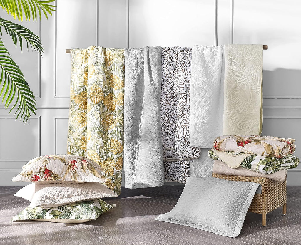 Tommy Bahama - Queen Quilt Set, Reversible Cotto Bedding with Matching Shams, Super Soft Bedding Set (Kayo Blue, Queen)