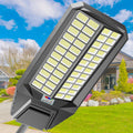 Ultra Bright Solar Street Light –12000W Solar Street Lights Outdoor with 300,000LM, IP66 Waterproof Dusk to Dawn with Remote Commercial & Industrial Floodlight for Parking Lots, Warehouses, Yard